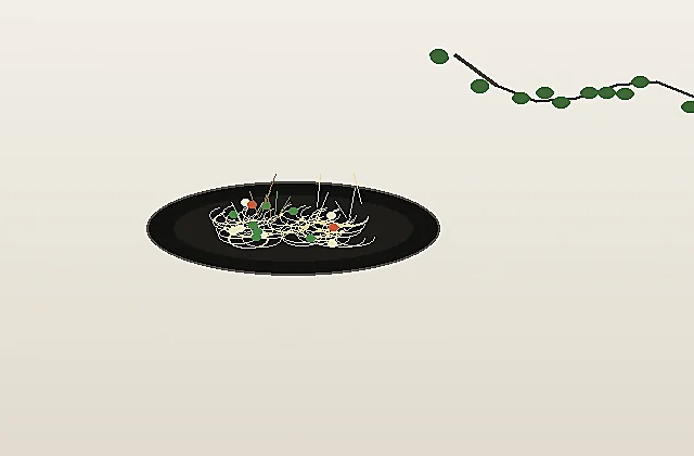 검은 그릇에 담긴 대표 이미지